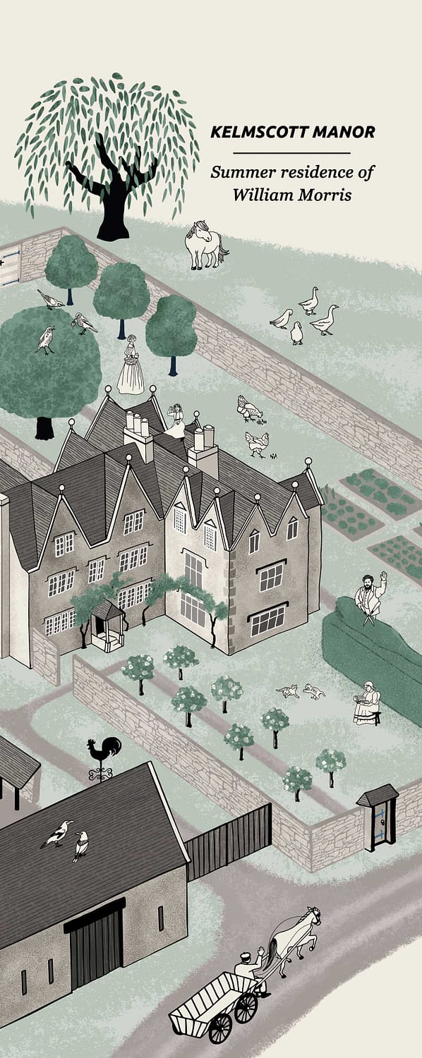 Kelmscott-Manor-summer-residence-of-William-Morris-Site-map-illustration-by-Kati-Lacey