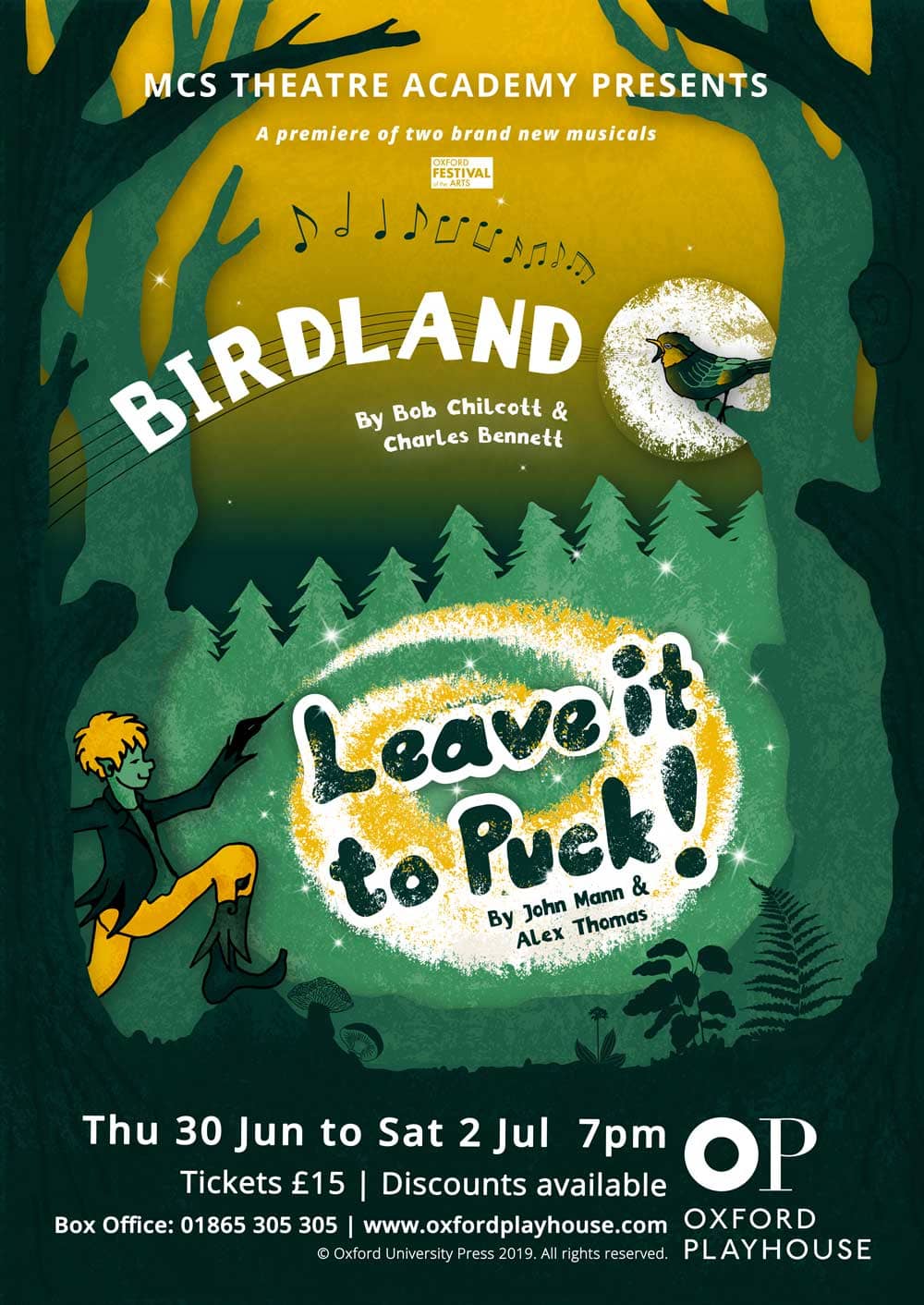 Birdland_Leave it to Puck_Poster-design