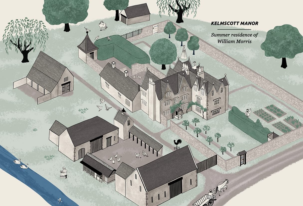 Kelmscott-Manor-Site-Map