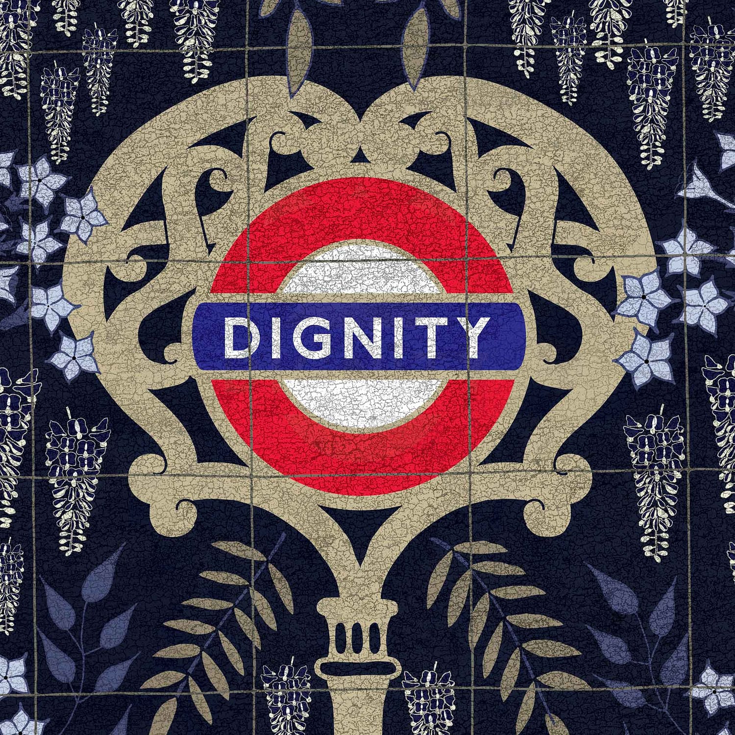 kati-lacey-illustration-editorial-conceptual-poster-red cross garden-Octavia Hill-dignity-dignified housing-social reformer-Victorian-everyday-heroes-flowers-garden- open-air living room-tiles-illustration