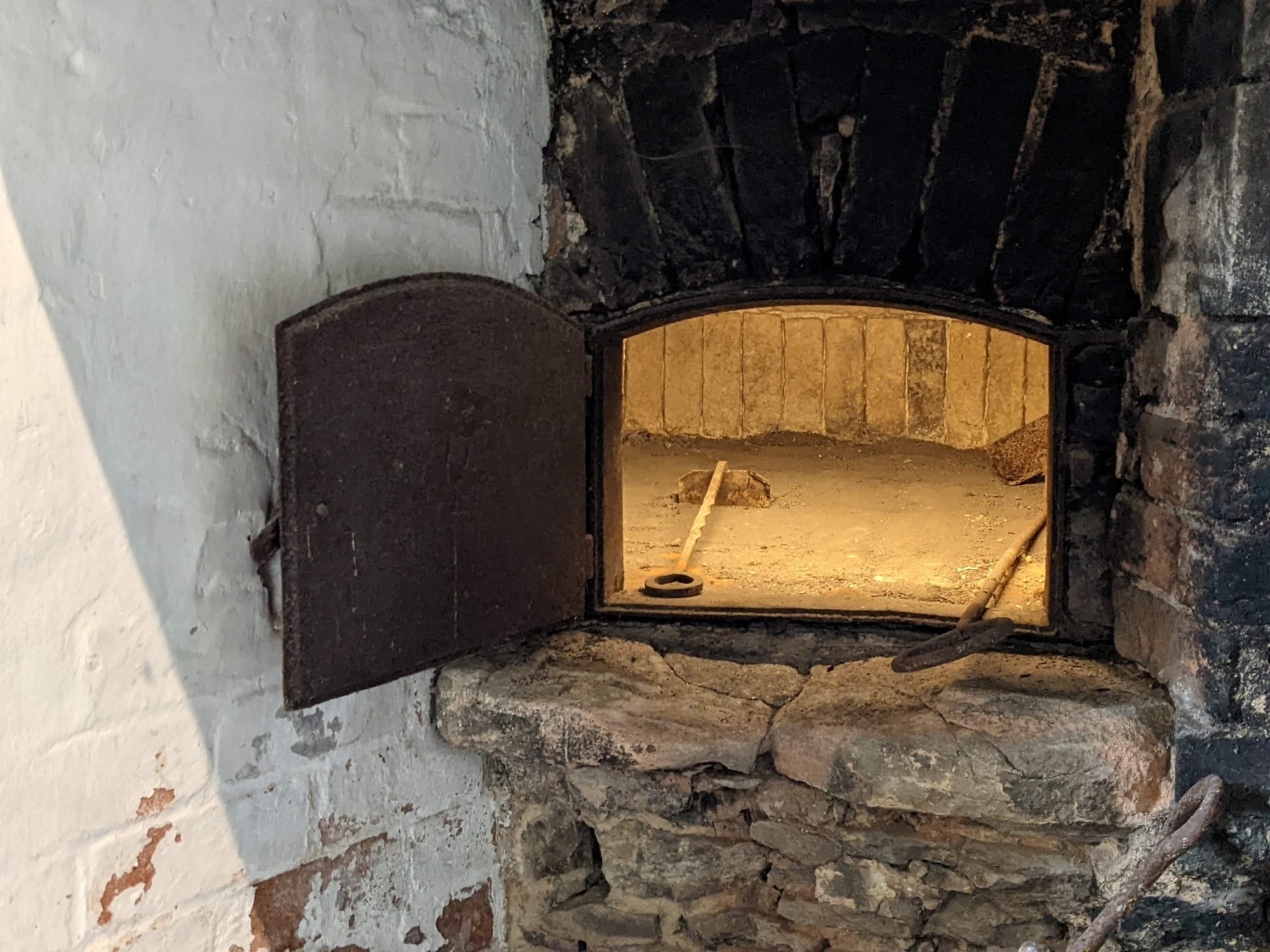 baking oven at Kelsmcott Manor Brewhouse