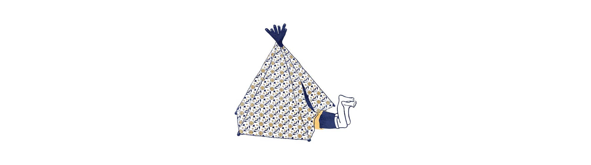Reading-in-the-teepee