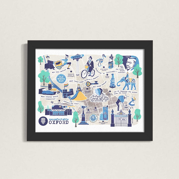 Oxford-Map-Illustration-for-Uncomfortable-Oxford-design-by-Kati-Lacey