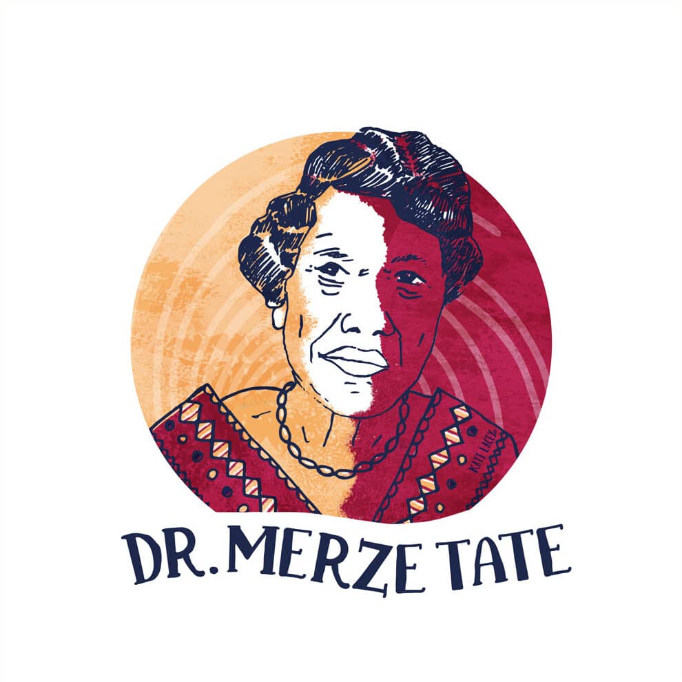 Black-History-Month-Dr-Merze-Tate-Portrait-Illustration-by-Kati-Lacey